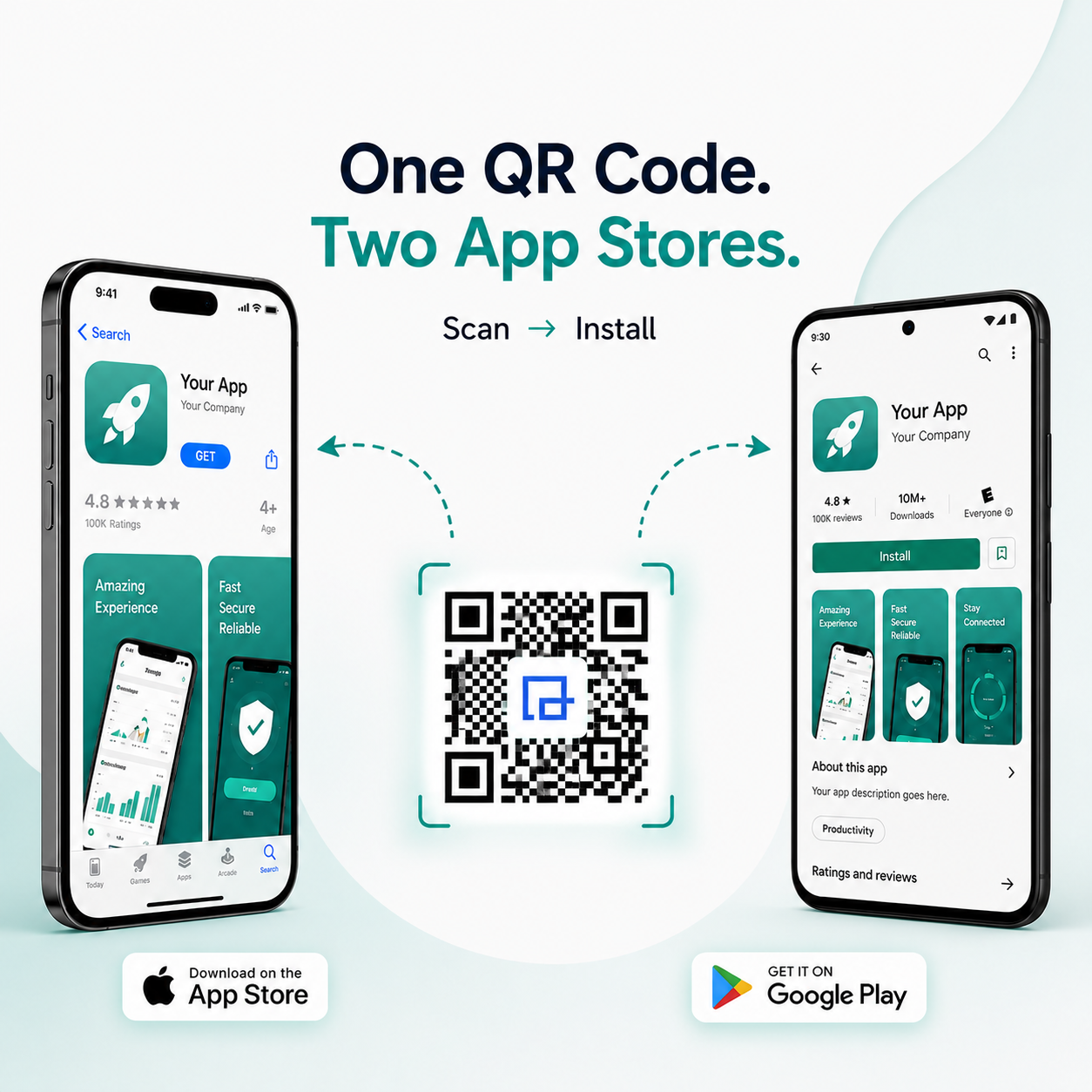 App Store QR Code Generator Dashboard