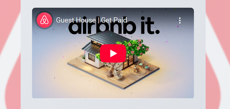 Embedded YouTube video displayed directly on a List of Links landing page
