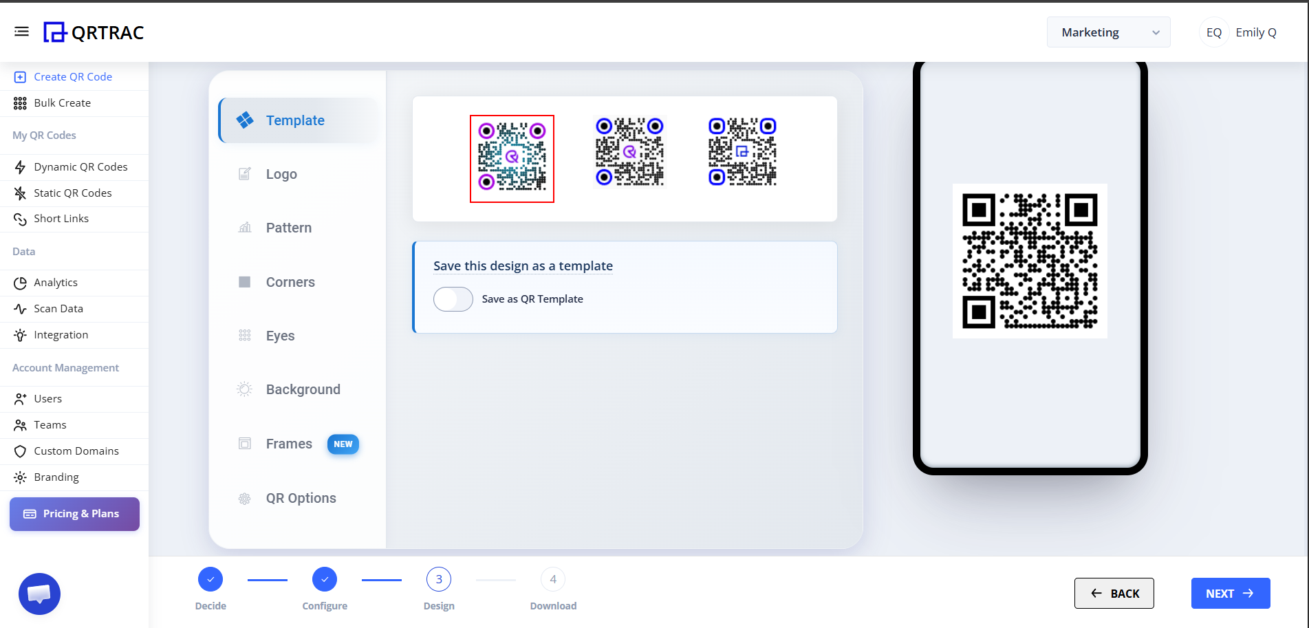 QR Code Design and Templates