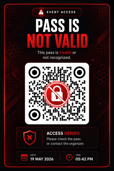 Pass is Invalid