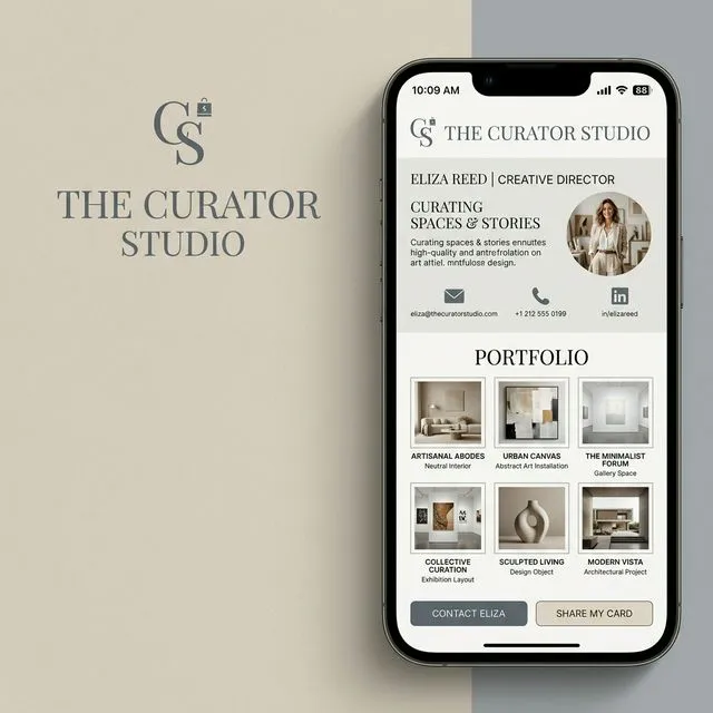 Digital Card Portfolio Gallery