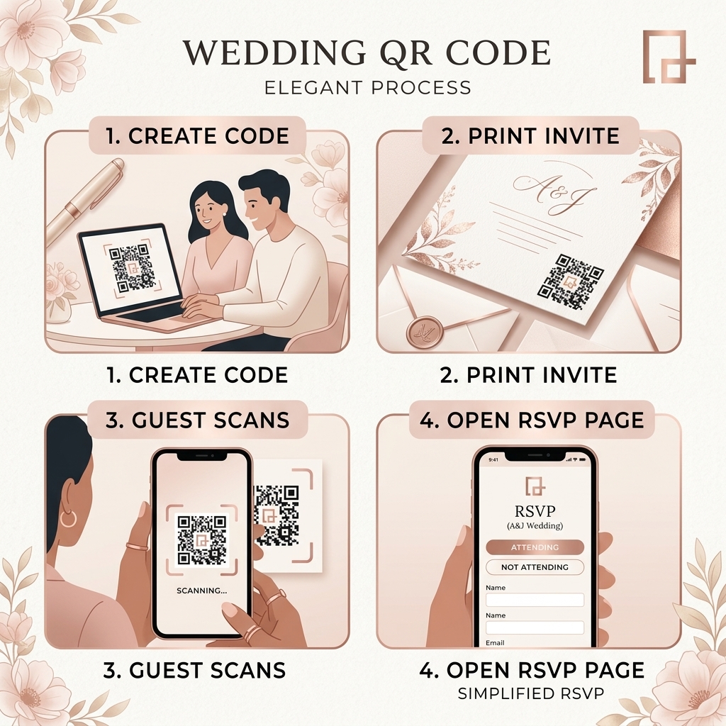 How to use Wedding QR Codes
