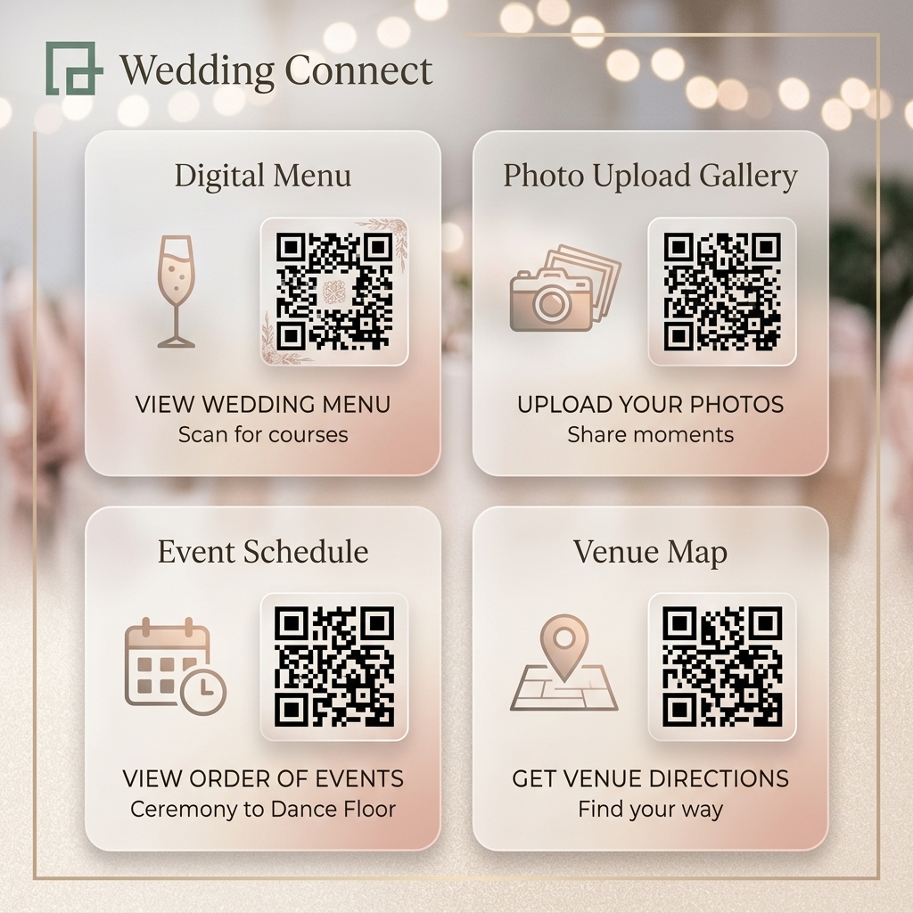Various Wedding QR Applications
